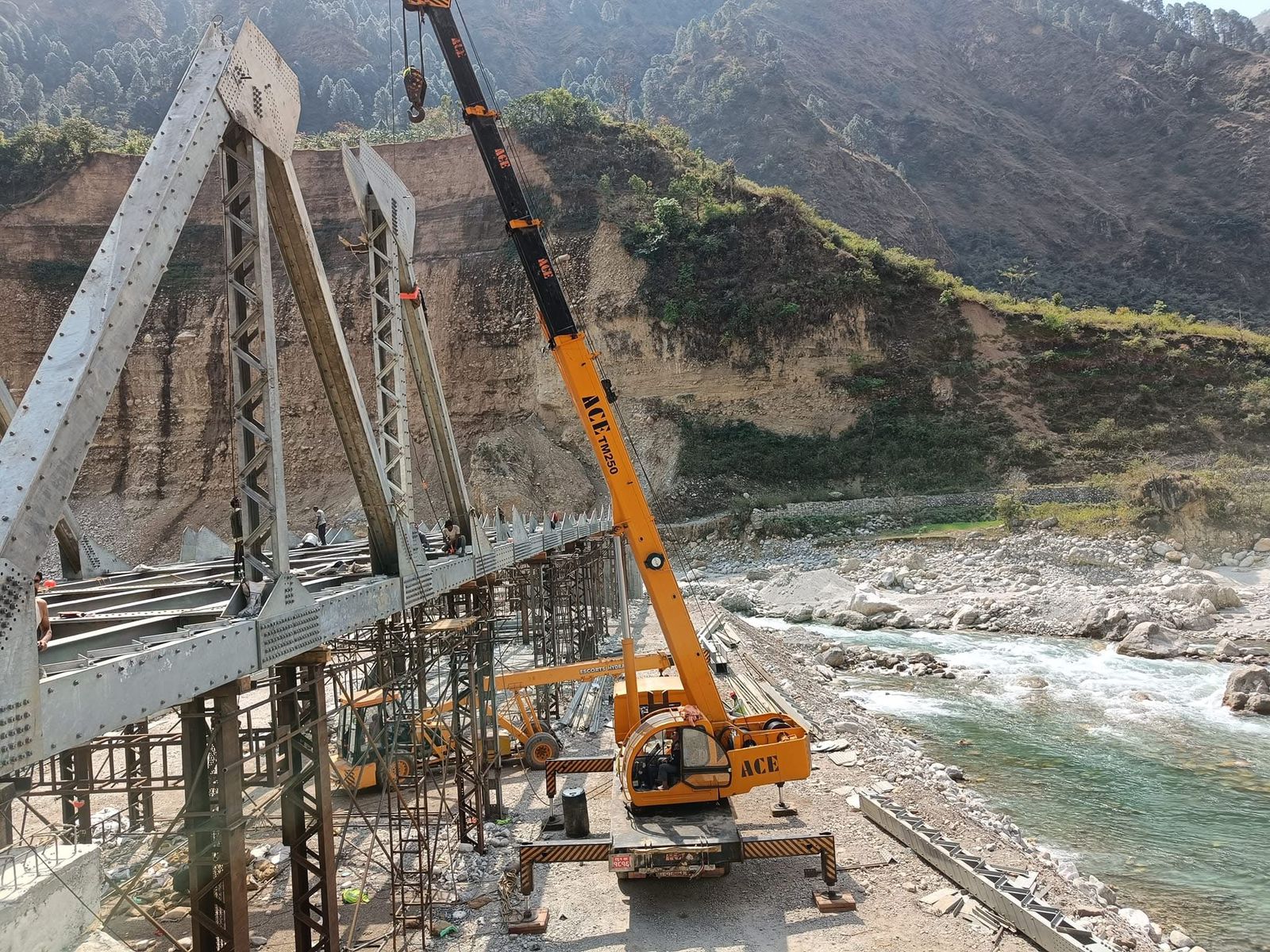 steel truss bridge - Seti River, Riyal
